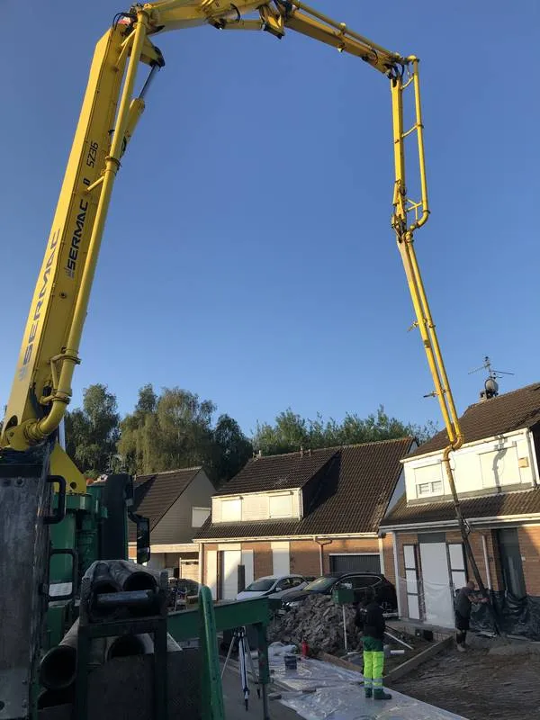 Pompage de béton, Lille, TRANS-LINE