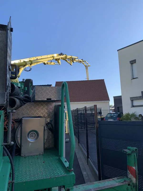 Pompage de béton, Lille, TRANS-LINE