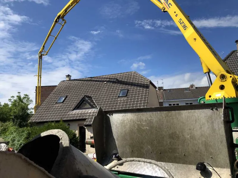 Pompage de béton, Lille, TRANS-LINE