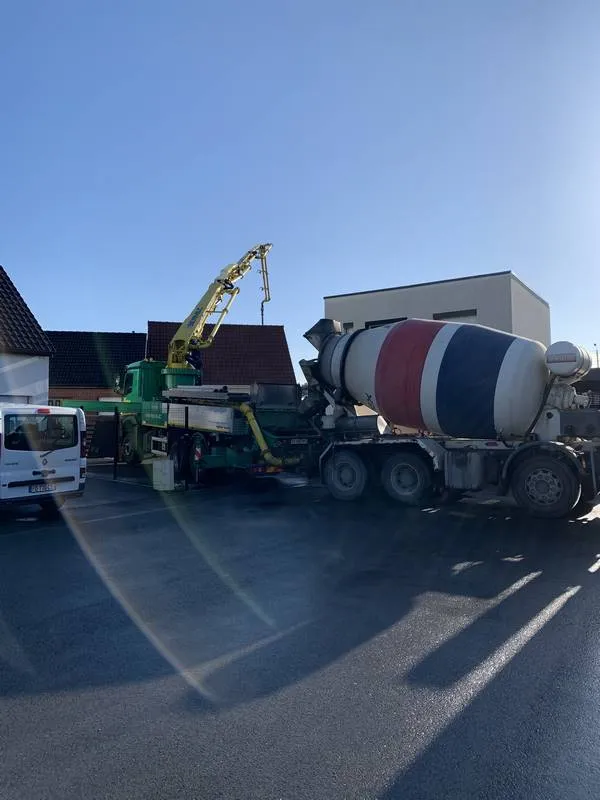 Pompage de béton, Lille, TRANS-LINE