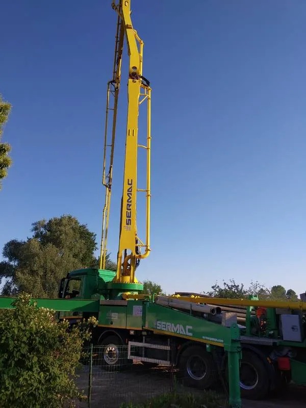 Pompage de béton, Lille, TRANS-LINE