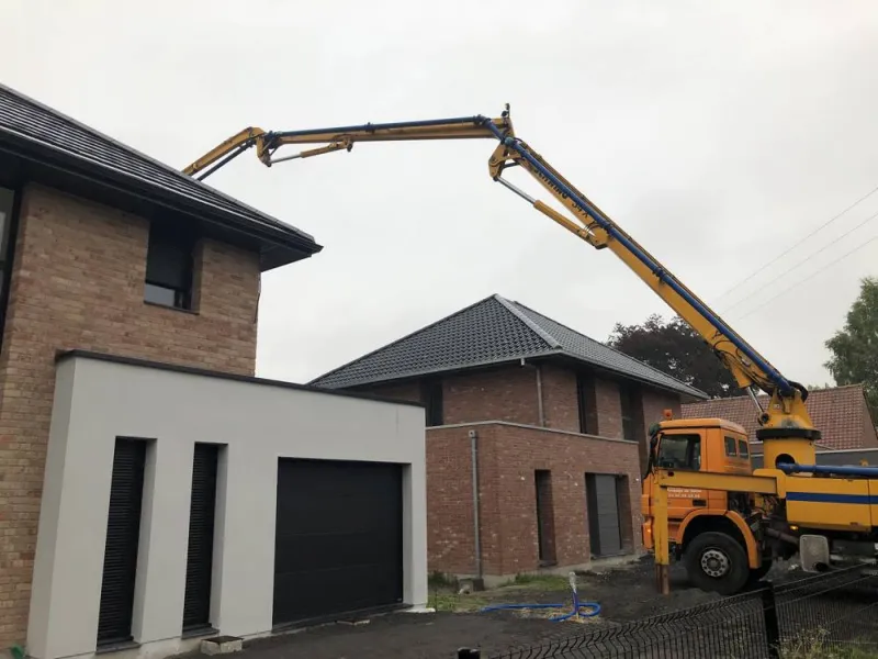 Pompage de béton, Lille, TRANS-LINE