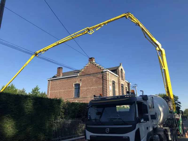Pompage de béton, Lille, TRANS-LINE